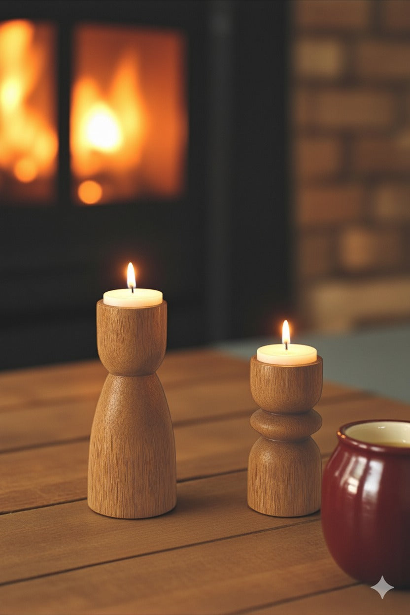 Tea Light Candle Holder (Set of 2)