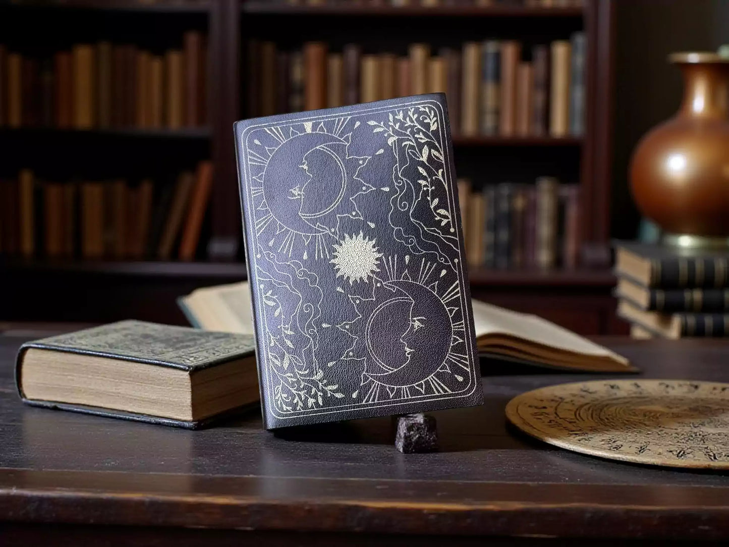 Celestial Leather Journal