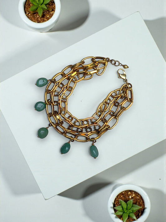 Forest Jade Collection: Tier Bracelet