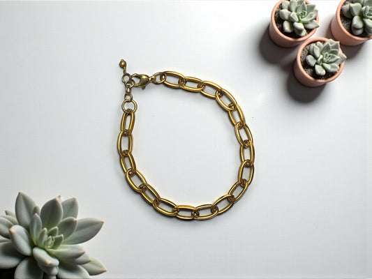 Forest Jade Collection: Chain Bracelet