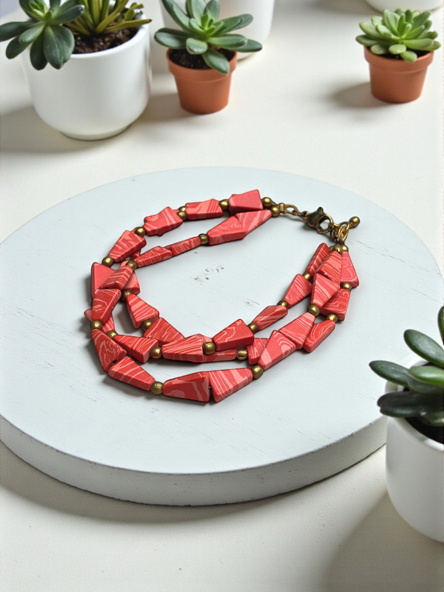 Sunset Collection: Triple Strand Bracelet