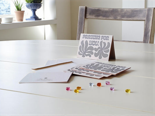 Encouragement Cards with Envelope ("Praying" - Set of 6)