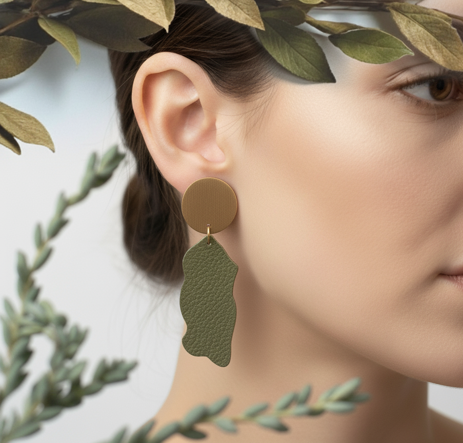 Pebble Asymmetrical Earrings