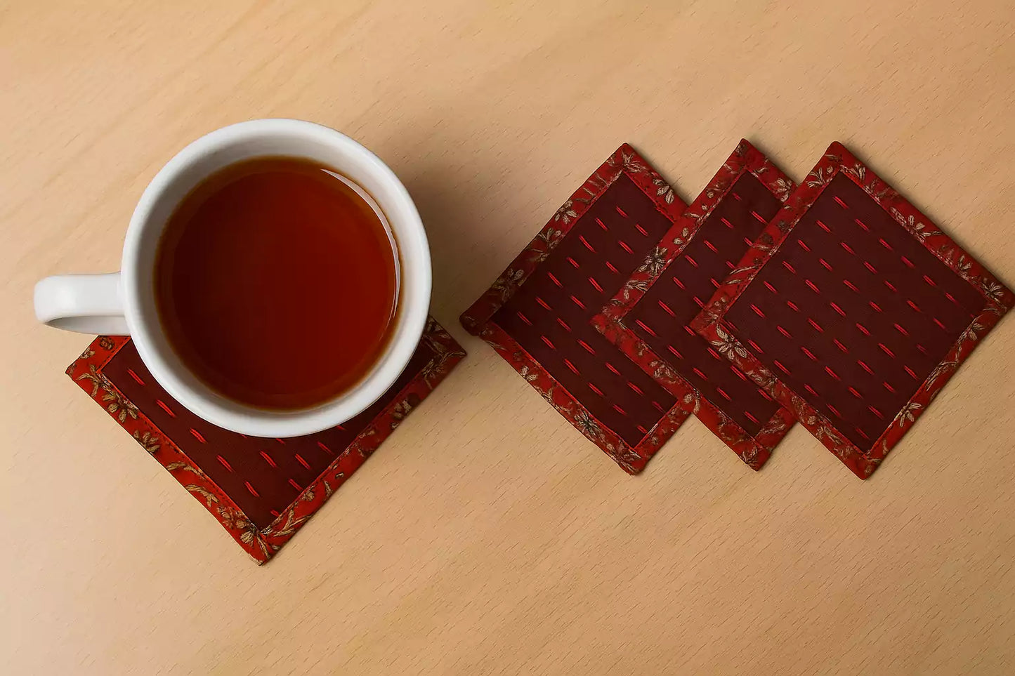 Sari Cocktail Coasters (Set of 4)