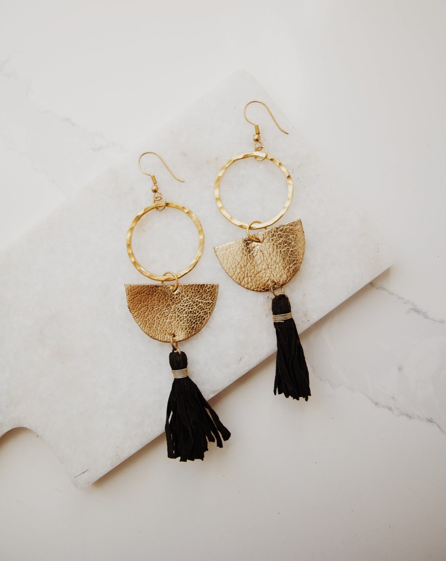 Uzma Earrings - Black