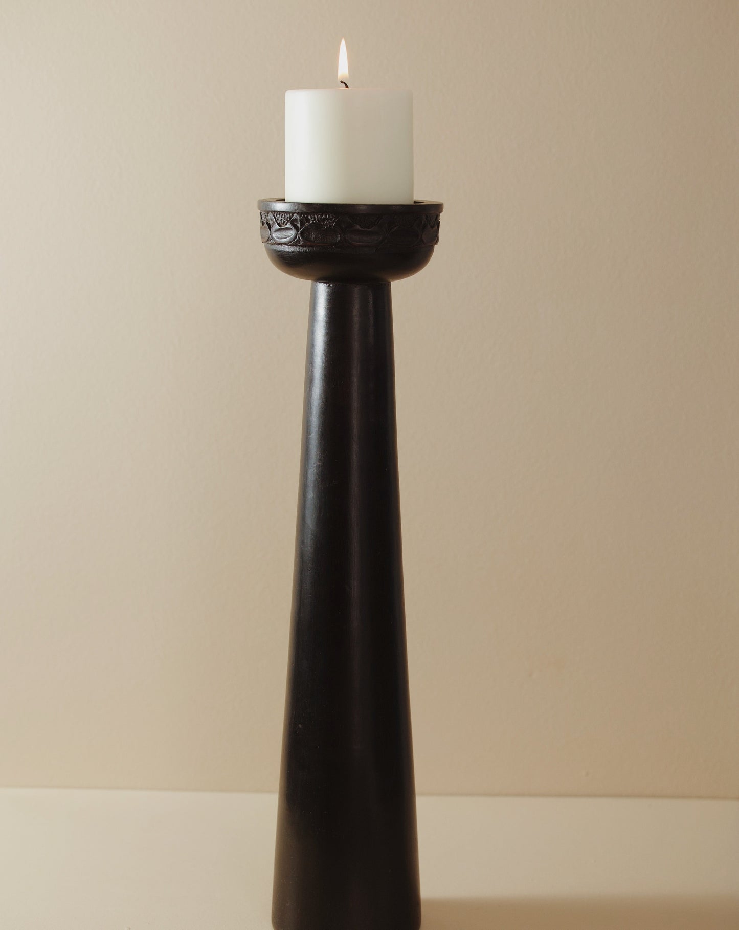 Dark Moghul Candle Stand